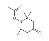 (2,2,6,6-tetramethyl-4-oxopiperidin-1-yl) acetate Structure
