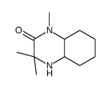 1,3,3-trimethyl-4a,5,6,7,8,8a-hexahydro-4H-quinoxalin-2-one结构式