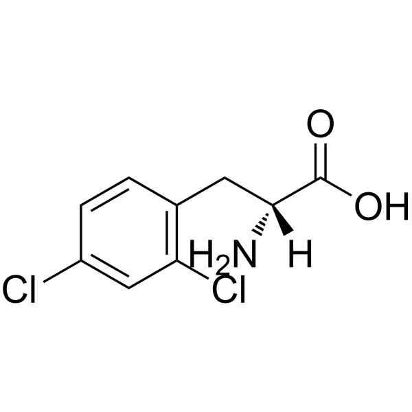 D-2,4-Dichlorophenylalanine Structure