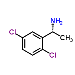 (R)-1-(2,5-二氯苯基)乙-1-胺结构式