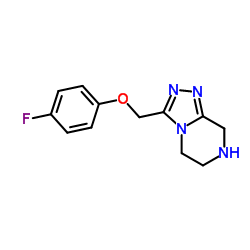 3-(4-Fluoro-phenoxymethyl)-5,6,7,8-tetrahydro-[1,2,4]triazolo[4,3-a]pyrazine picture