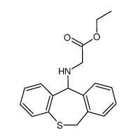 ethyl 2-(6,11-dihydrodibenzo(b,e)thiepin-11-ylamino)acetate结构式