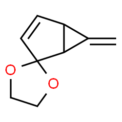 Spiro[bicyclo[3.1.0]hex-3-ene-2,2-[1,3]dioxolane],6-methylene-,(-)-结构式