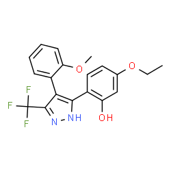 5-ethoxy-2-[4-(2-methoxyphenyl)-5-(trifluoromethyl)-1H-pyrazol-3-yl]phenol picture