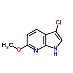 3-Chloro-6-methoxy-1H-pyrrolo[2,3-b]pyridine structure