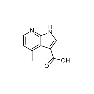 4-Methyl-1H-pyrrolo[2,3-b]pyridine-3-carboxylic acid Structure