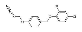 1-((4-(azidomethoxy)benzyl)oxy)-2,4-dichlorobenzene结构式