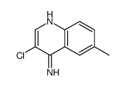 4-Amino-3-chloro-6-methylquinoline结构式