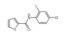 N-(4-chloro-2-iodophenyl)furan-2-carboxamide结构式