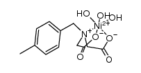 fac-[Ni(N-(p-methylbenzyl)iminodiacetate)(H2O)3] Structure