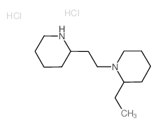 2-Ethyl-1-[2-(2-piperidinyl)ethyl]piperidine dihydrochloride结构式
