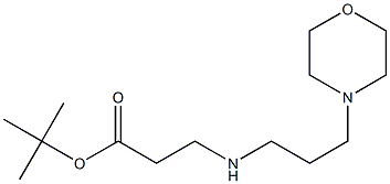 tert-butyl 3-{[3-(morpholin-4-yl)propyl]amino}propanoate Structure