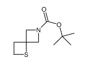 1-硫-6-氮杂螺[3.3]庚烷-6-甲酸叔丁酯结构式