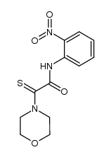 N-(2-nitrophenyl)-2-morpholino-2-thioxoacetamide Structure