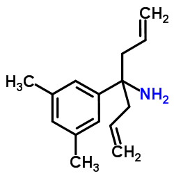 4-(3,5-Dimethylphenyl)-1,6-heptadien-4-amine Structure