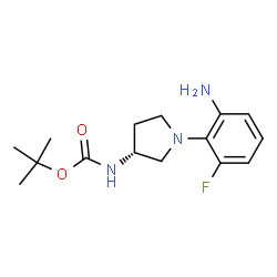 (R)-tert-Butyl 1-(2-amino-6-fluorophenyl)pyrrolidin-3-ylcarbamate picture