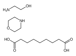 2-aminoethanol,morpholine,nonanedioic acid结构式