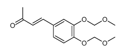 4-[3,4-bis(methoxymethoxy)phenyl]but-3-en-2-one结构式