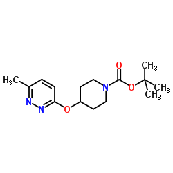 4-(6-Methyl-pyridazin-3-yloxy)-piperidine-1-carboxylic acid tert-butylester图片