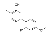 5-(2-fluoro-4-methoxyphenyl)-2-methylphenol结构式