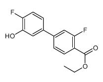 ethyl 2-fluoro-4-(4-fluoro-3-hydroxyphenyl)benzoate Structure