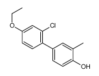 4-(2-chloro-4-ethoxyphenyl)-2-methylphenol结构式