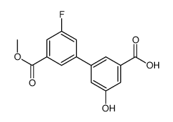 3-(3-fluoro-5-methoxycarbonylphenyl)-5-hydroxybenzoic acid结构式