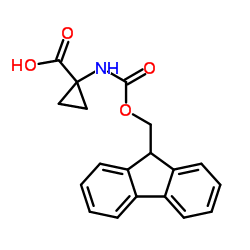 Fmoc-1-aminocyclopropane-1-carboxylic acid Structure