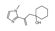 1-[2-(1-methylimidazol-2-yl)prop-2-enyl]cyclohexan-1-ol Structure