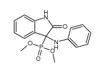 dimethyl (2-oxo-3-(phenylamino)indolin-3-yl)phosphonate结构式