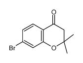 7-Bromo-2,2-dimethylchroman-4-one structure