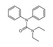 1,1-diethyl-3,3-diphenylurea结构式