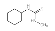 3-cyclohexyl-1-methyl-thiourea结构式