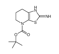 2-Amino-6,7-dihydro-5H-thiazolo[5,4-b]pyridine-4-carboxylic acid tert-butyl ester structure