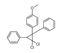 1,1-dichloro-2,3-diphenyl-2-(4-methoxyphenyl)cyclopropane structure