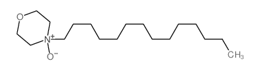Morpholine,4-tetradecyl-, 4-oxide structure