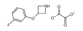 3-(3-FLUOROPHENOXY)-AZETIDINE OXALATE structure