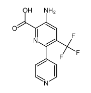 5-Amino-3-(trifluoromethyl)-2,4'-bipyridine-6-carboxylic acid结构式