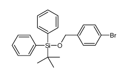 (4-bromophenyl)methoxy-tert-butyl-diphenylsilane Structure