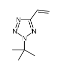 2-tert-butyl-5-ethenyltetrazole结构式