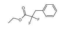 ethyl 2,2-difluoro-3-phenylpropionate结构式