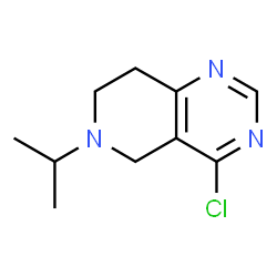 4-Chloro-6-isopropyl-5,6,7,8-tetrahydropyrido[4,3-d]pyrimidine Structure