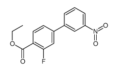 ethyl 2-fluoro-4-(3-nitrophenyl)benzoate structure