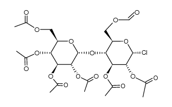hexa-O-acetyl-6-O-formylmaltosyl chloride Structure