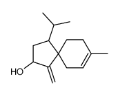 4-Isopropyl-8-methyl-1-methylene-spiro[4.5]dec-7-en-2-ol Structure