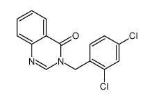 3-[(2,4-dichlorophenyl)methyl]quinazolin-4-one结构式