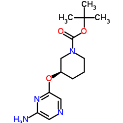 tert-butyl (3R)-3-(6-aminopyrazin-2-yl)oxypiperidine-1-carboxylate图片