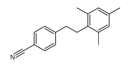 4-[2-(2,4,6-trimethylphenyl)ethyl]benzonitrile结构式