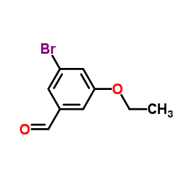 3-Bromo-5-ethoxybenzaldehyde structure