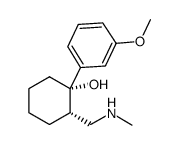 (1S,2S)-1-(3-methoxyphenyl)-2-(methylaminomethyl)cyclohexan-1-ol Structure